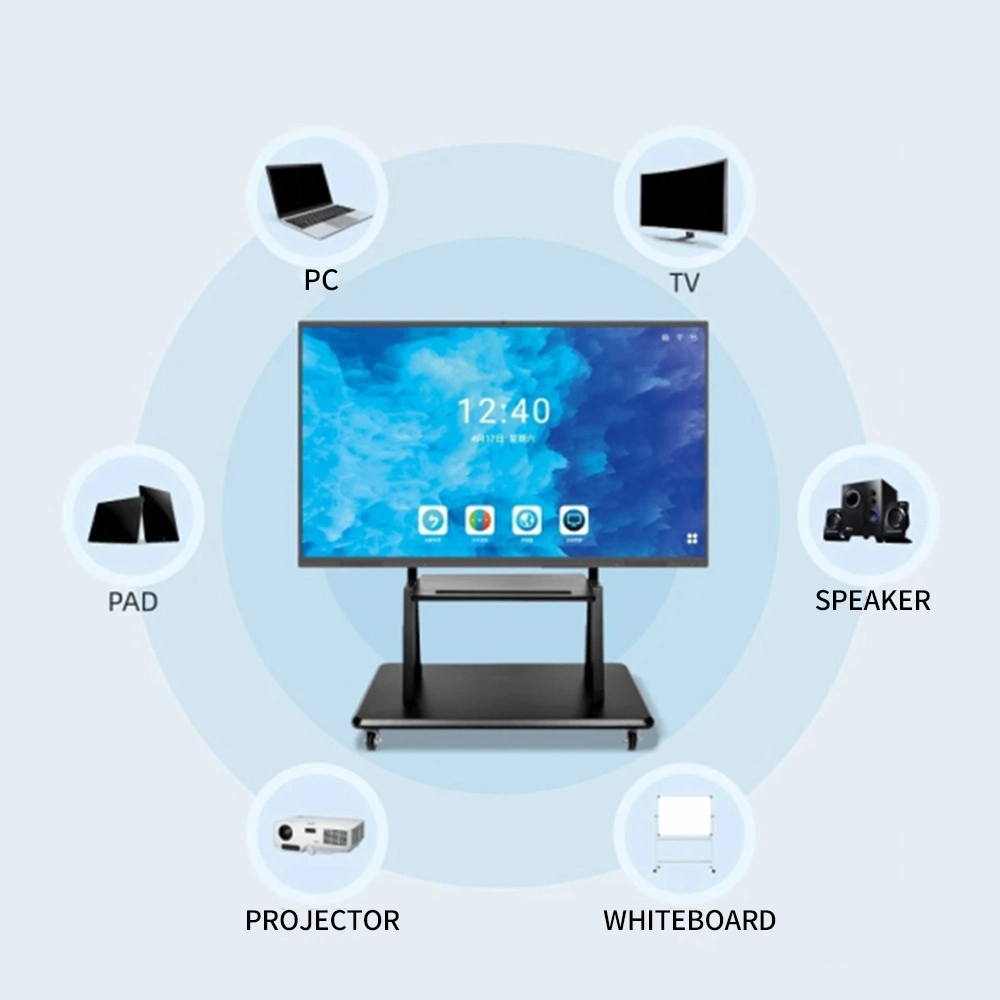 Amaz Good Price 75 Inch Interactive Flat Panel School Use Smart Whiteboard