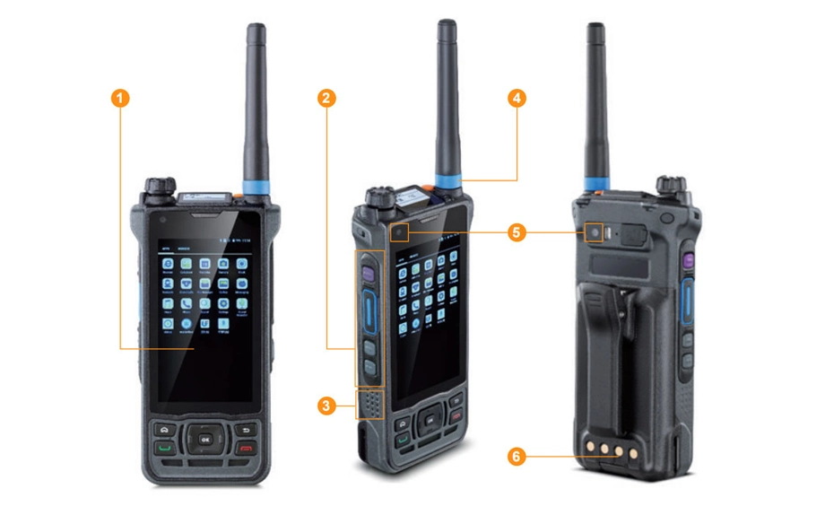 Los recién llegados Belfone híbrido convergen Multimodo Inteligente en todo el mundo portátil Radio DMR