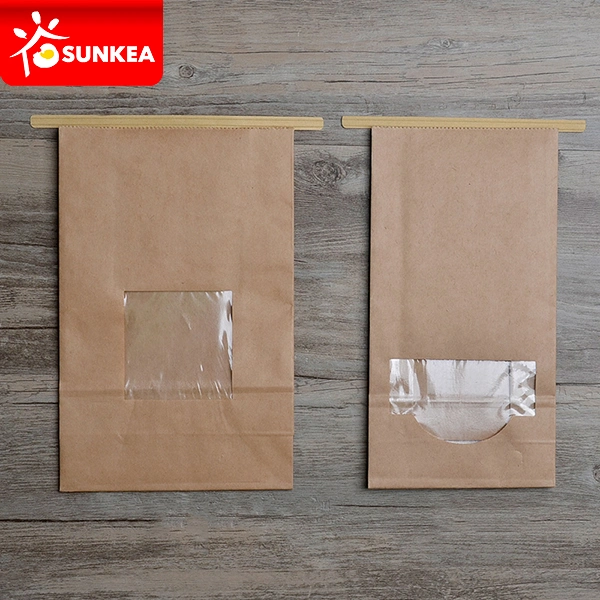 Sunkea Wholesale/Supplier Eco-Friendly Food Grade Biodegradable Shopping Printing Kraft Paper Packaging Custom Printed Packaging Bag Paper Bag