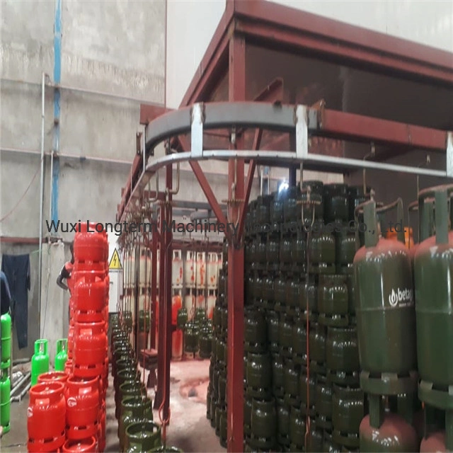 China Supplier Electric Spray Powder Coating Line / Powder Coating System for LPG Gas Cylinders#