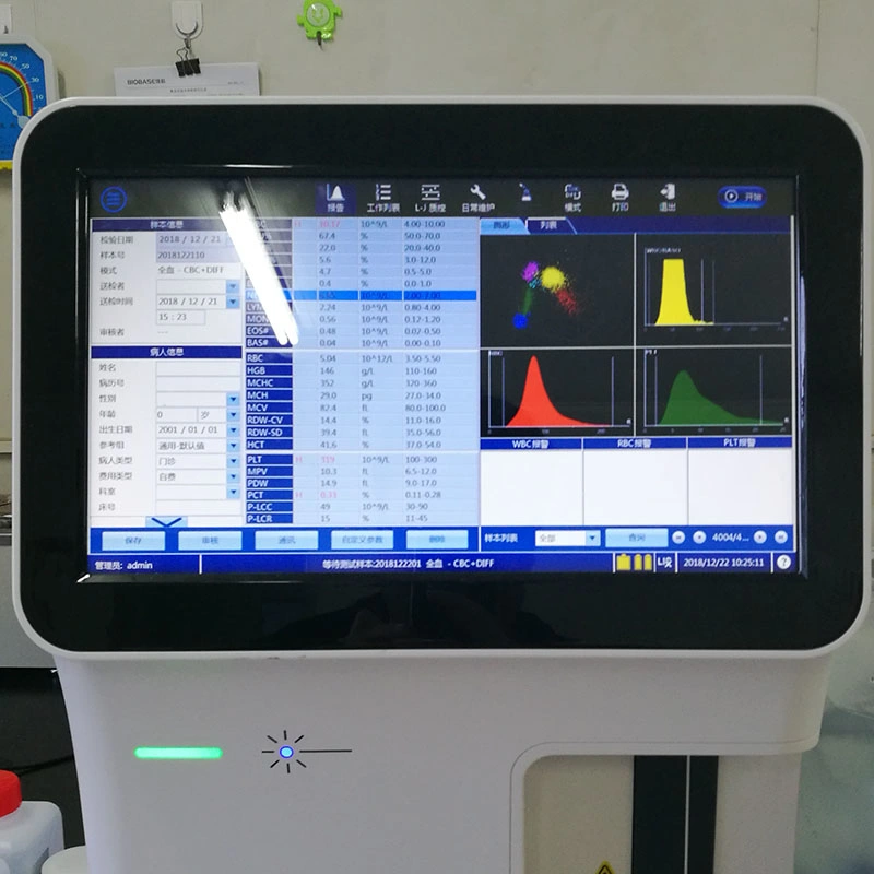 Pruebas de sangre medicina Biobase 5 Piezas Precio Analizador automático de hematología