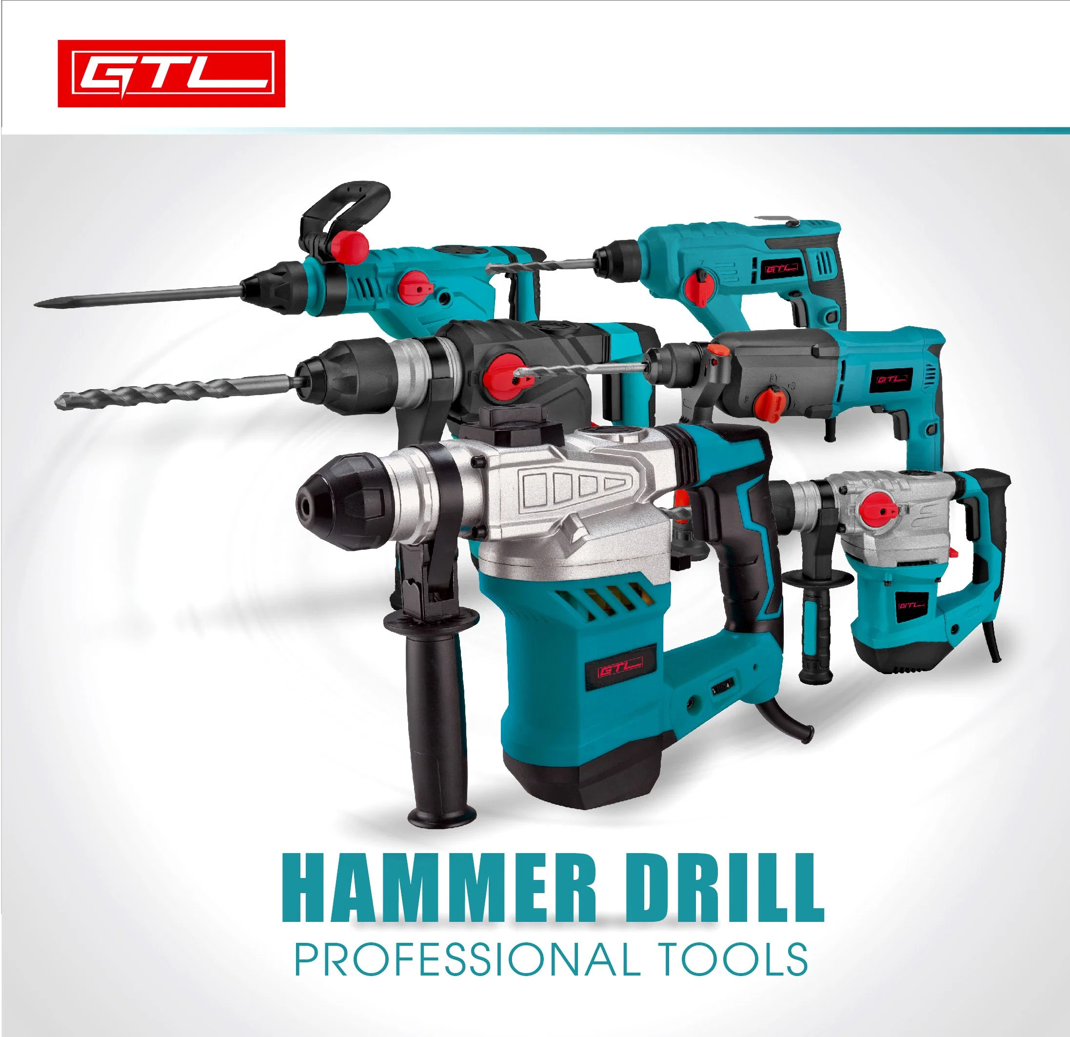 Power Tool Hand Tool 1600W 40mm Rotary Hammer Drill (HD062)