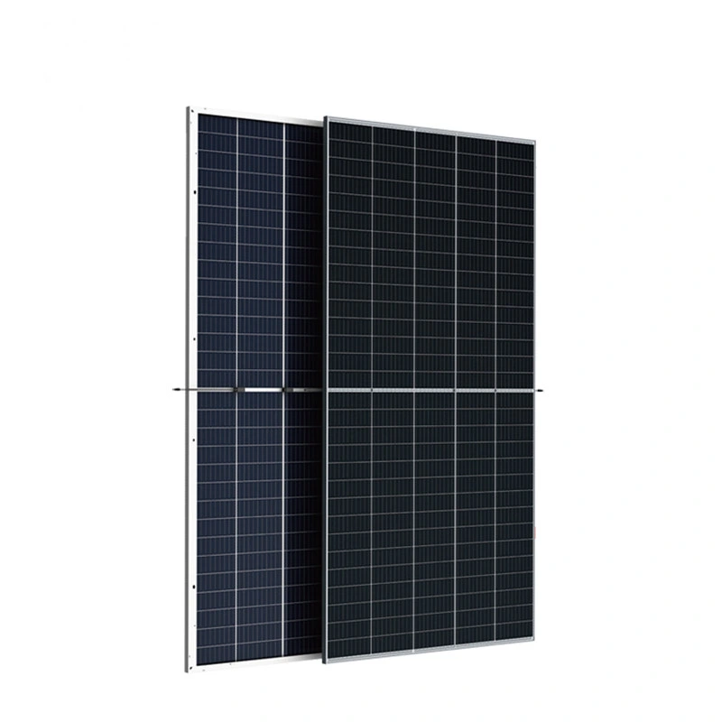 تخفيضات ساخنة في أوزبكستان 655W Monocryston Solar Panel نصف قطع الخلية