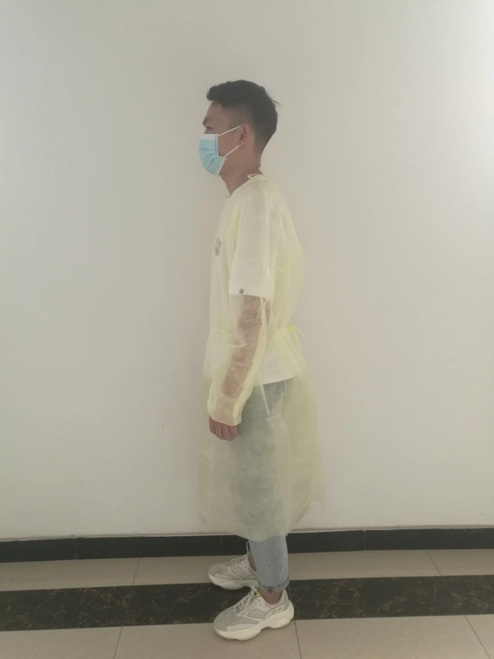 Disposable Coverall Medical Isolation Clothing Colors Can Be Customized