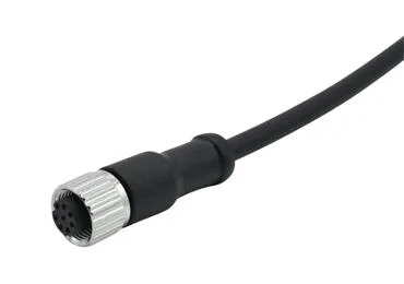 Phoenix impermeables M12 M8 Alargador 3 4 5 8 12 17 Pin Macho a Hembra Cable conector M12 con 1m de longitud de PVC