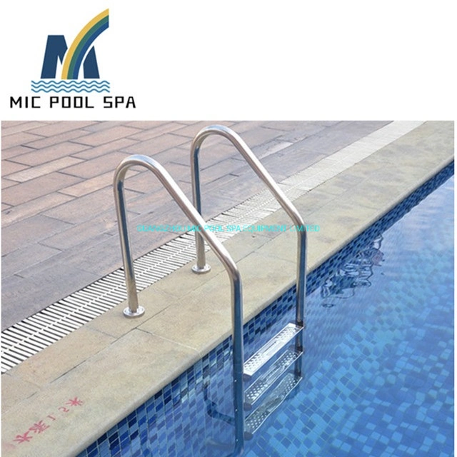 Piscina Piscina portátil de Protección de alta calidad de la piscina de agua extraíble de acero inoxidable 304 Pasamanos escalera