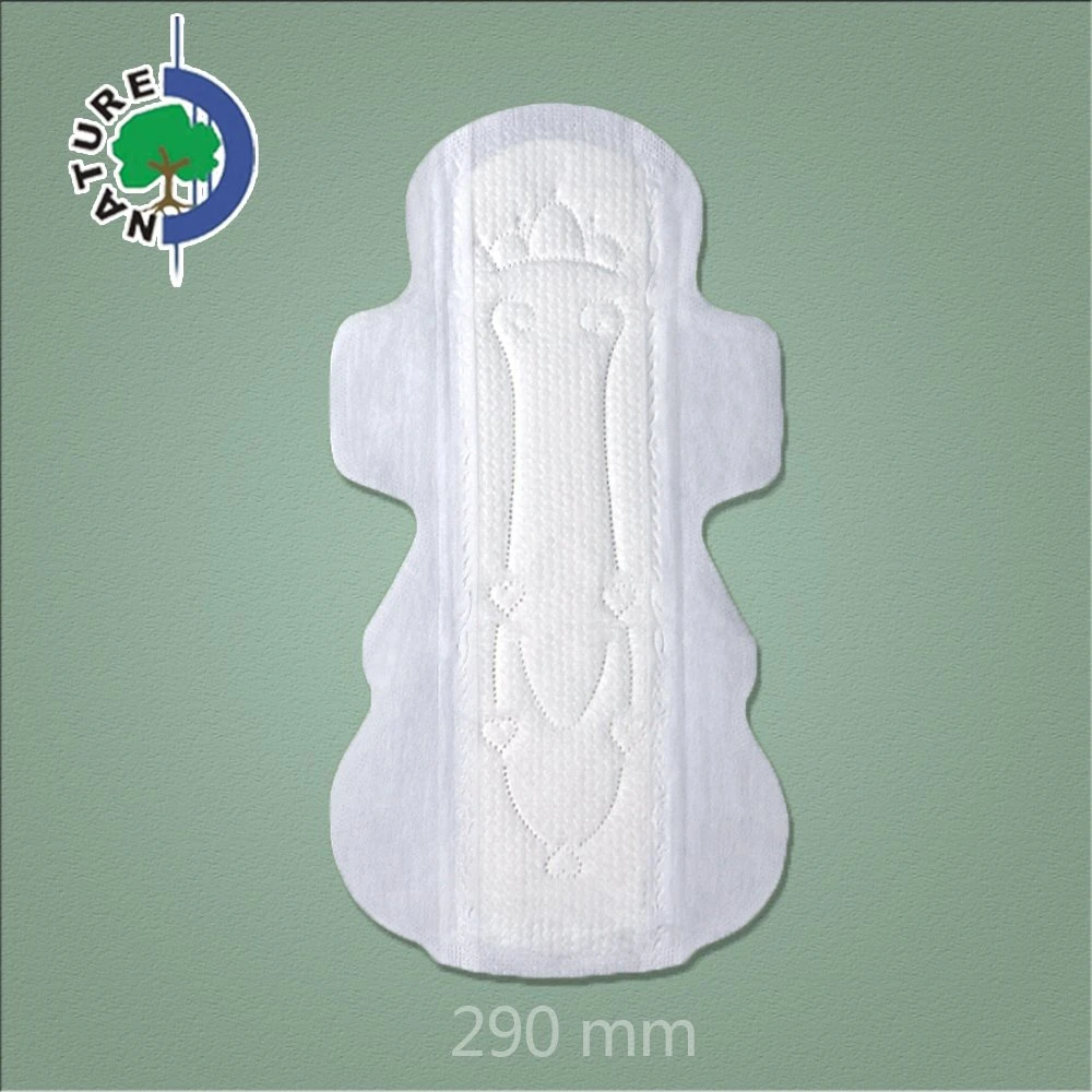 260mm Wholesale/Supplier Factory Cotton Biodegradable Sanitary Pads Napkin