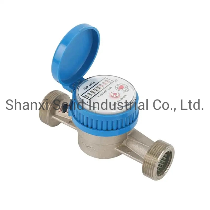 Class B Brass Single Jet Impulse Water Meter with Pulse Output