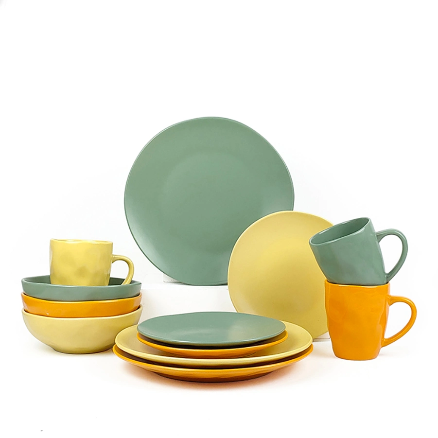 Nordic Style Ceramic Tableware Set Bowls & Plates Western-Style White Dinnerware Luxury Porcelain Dinner Set