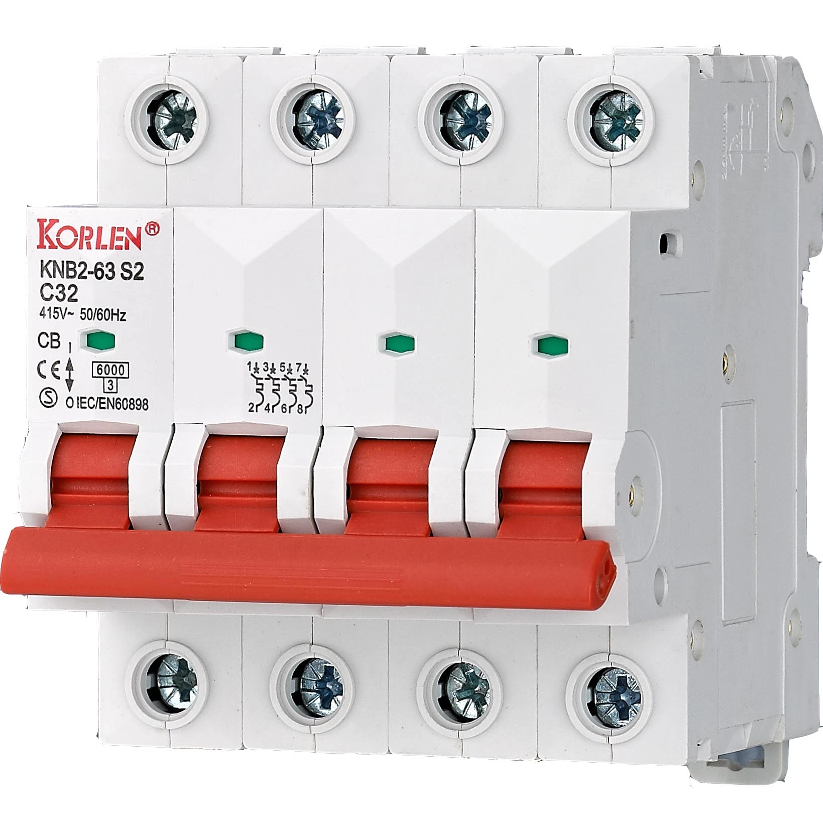 New MCB Mini Circuit Breaker with Three Colours for Indication