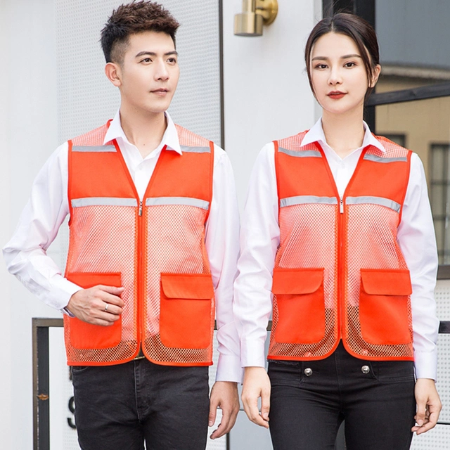 Custom Safety Work Wear Uniform Vest with Reflective