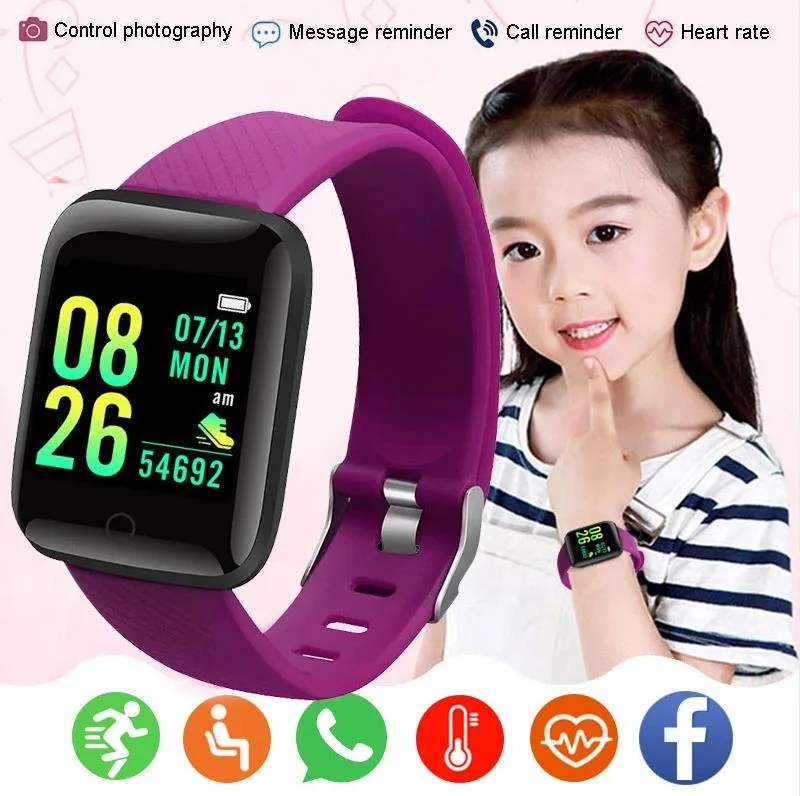 2022 Kids Smartwatch Children Fitness Watch Smart Bracelet Electronics Smart Clock for Girls Boys Waterproof Child Smart Watch