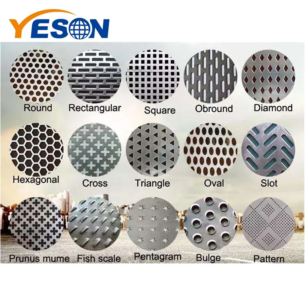 Galvanized Perforated Round Hole Metal Mesh Sheet for Metal Filters and Vents