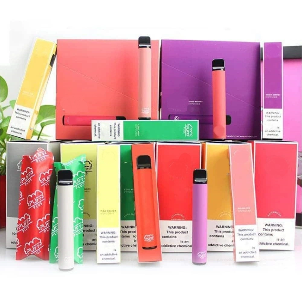 Vape Puff Plus Disposable/Chargeable Vape Pen E Cigarette Device with Security Codes Pre-Filled 800 Puffs