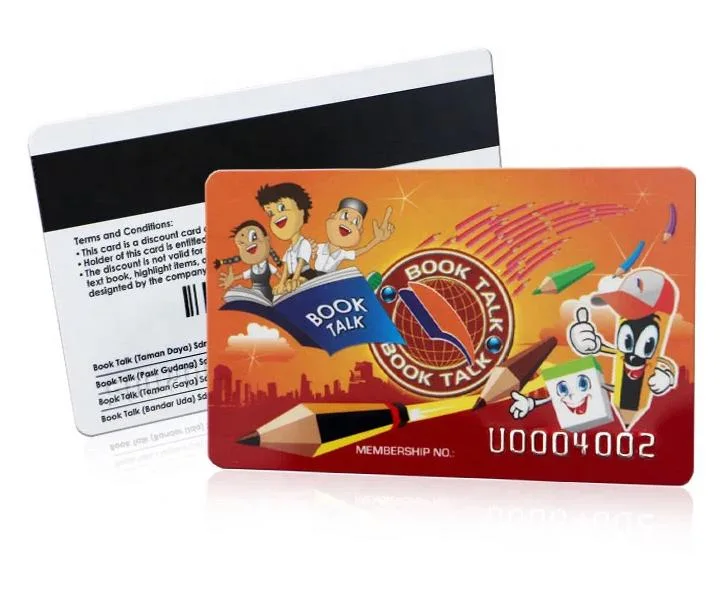 Free Design Advertising Laser Stamping Magnetic Stripe Card