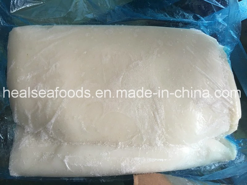 20kg por bloque piel congelada de filete de calamar gigante