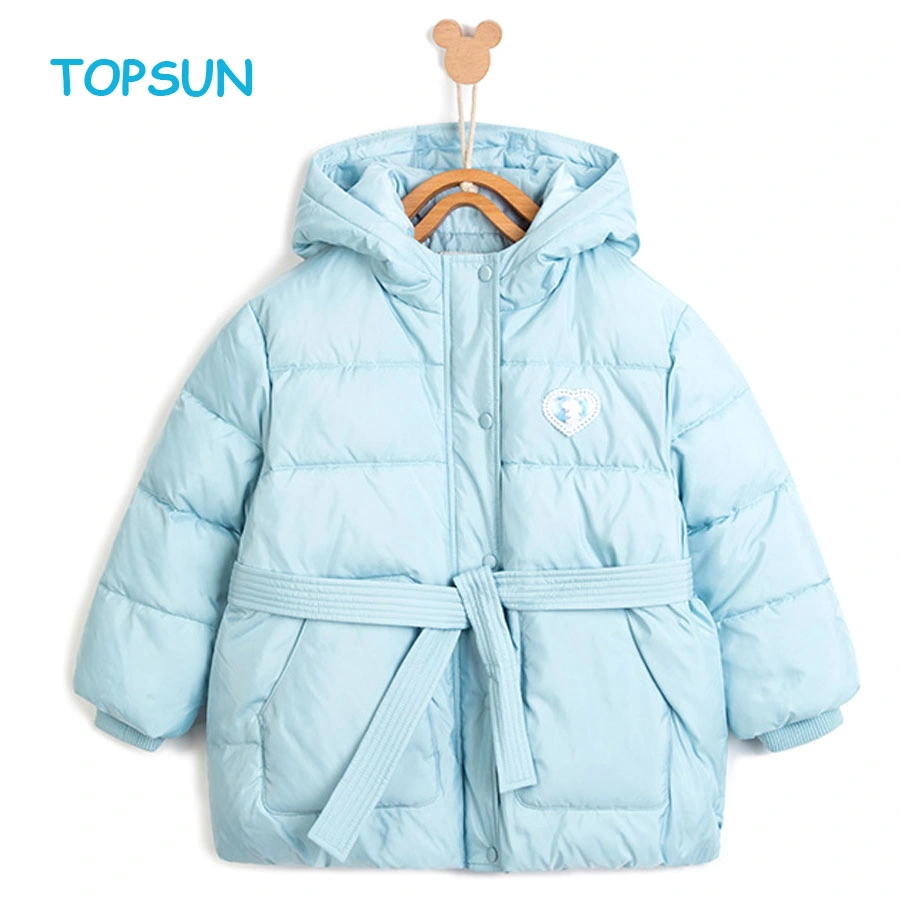 Girl /Children Hood Down Winter Long Casacas Jacket Kids Parka