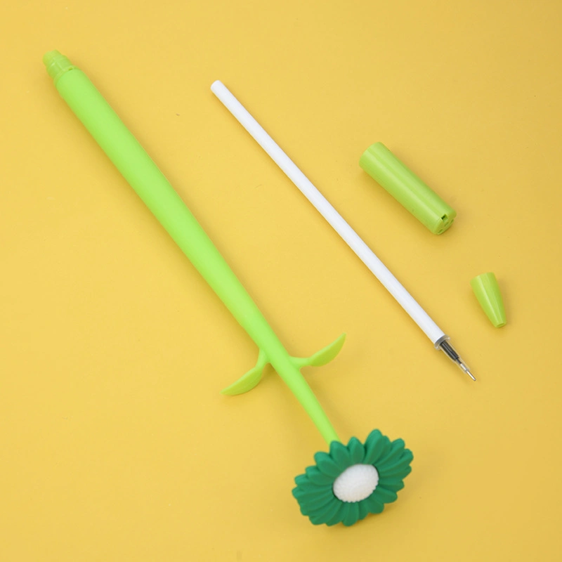 Cute Cartoon Bendable Small Daisies Quick Drying Students Gel Pen