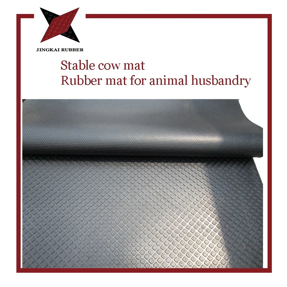 Hexagon Anti-Slip Horse Safety Stable Cow Stall Rubber Mat