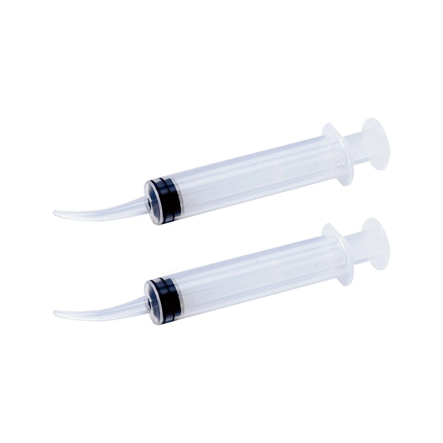 3ml 5ml 10ml 12ml Disposable Plastic Oral Irrigating Syringes with Curved Tip