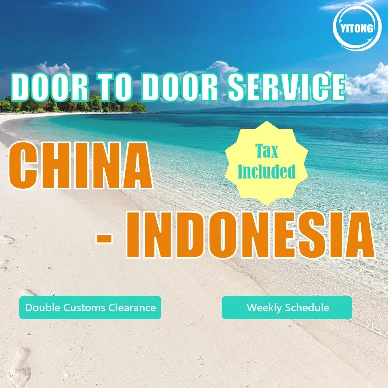 Servicio de carga de puerta a puerta de China a Indonesia