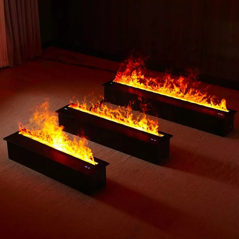 Hersteller liefern Custom Size 3D Zerstäubung elektrische Wasserdampf Feuer Dampfkamin