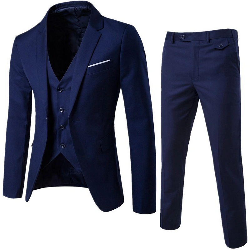 Slim Fit Tuxedo homens Fatos de desgaste de trabalho formal de negócios