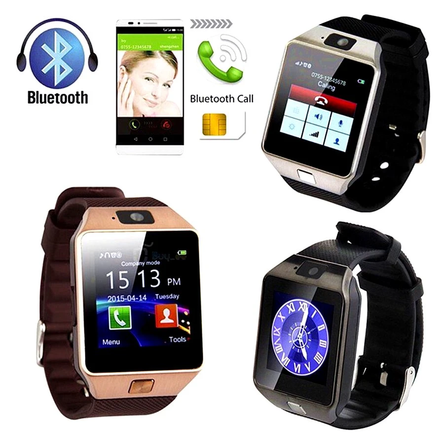 Screen Fitness Tracker Intelligente mit SIM-Karten Kamera Bluetooth Armbanduhr Smart Watch