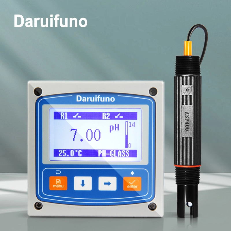 RS485 Interface Water pH Tester Online pH Meter with Temperature Compensation