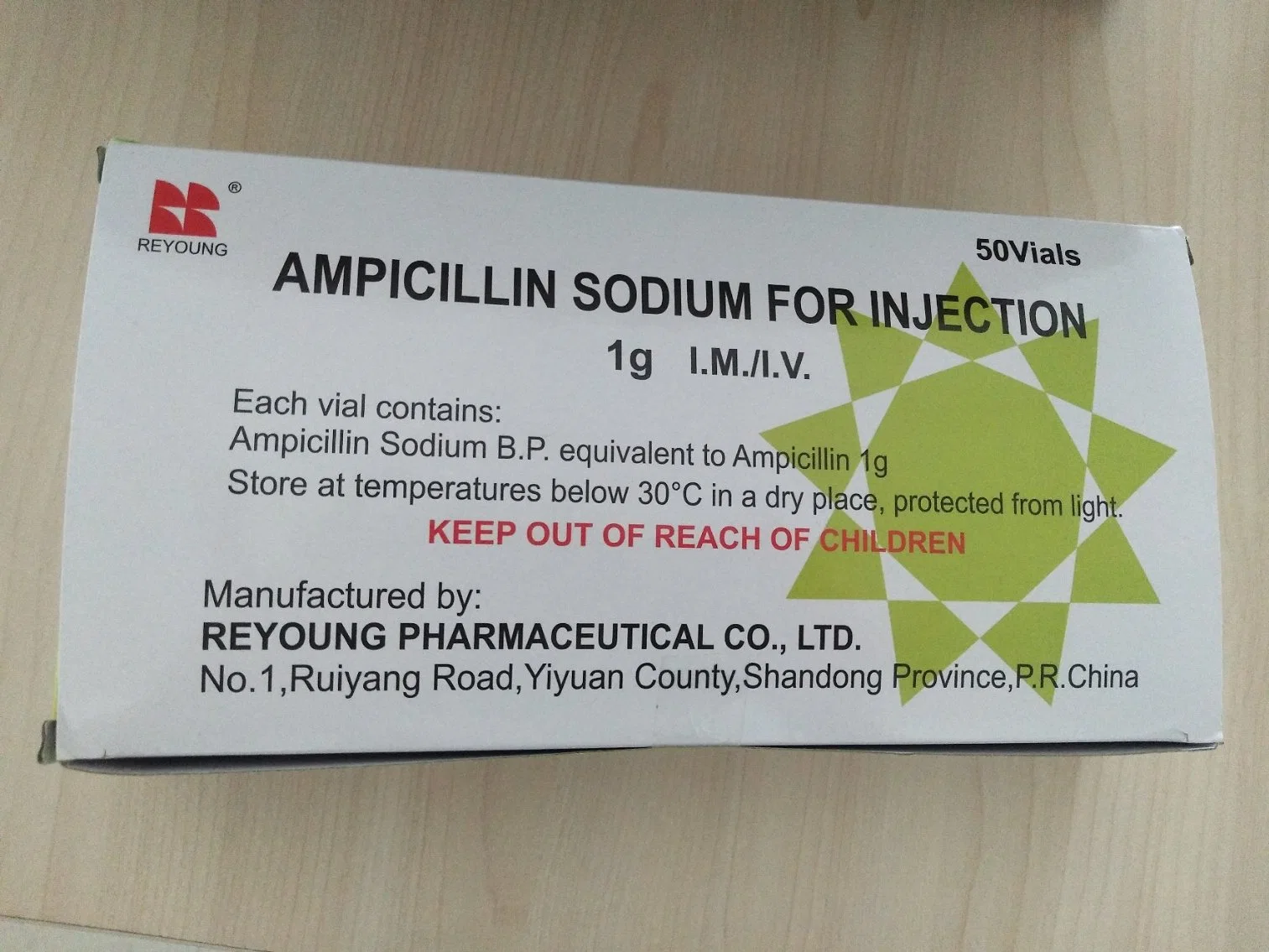 High quality/High cost performance  Pharmaceutical Ampicillin Sodium for Injection 1.0g with GMP Certificate