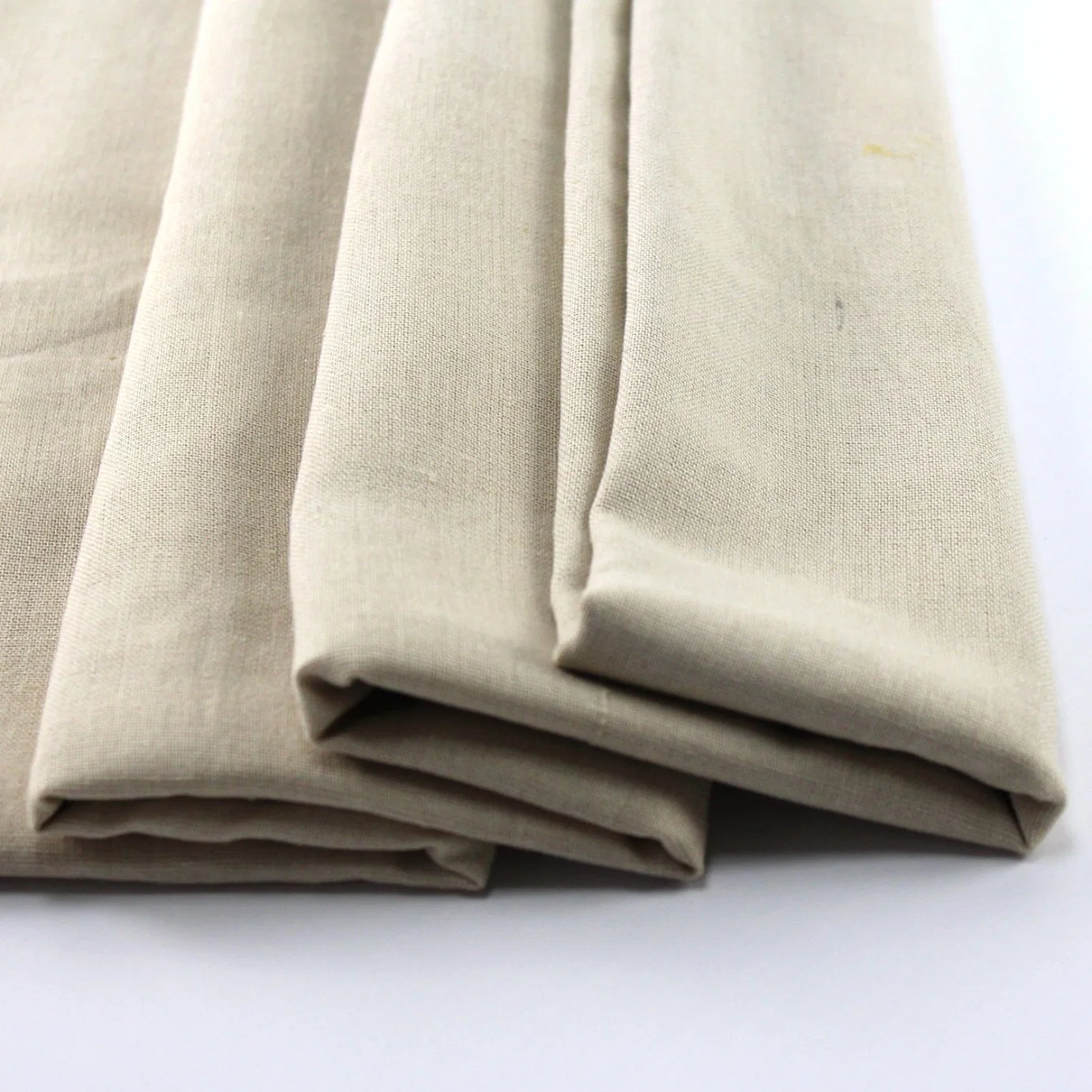 Air Washed Plain Dyed Linen Rayon Woven Fabric for Garment