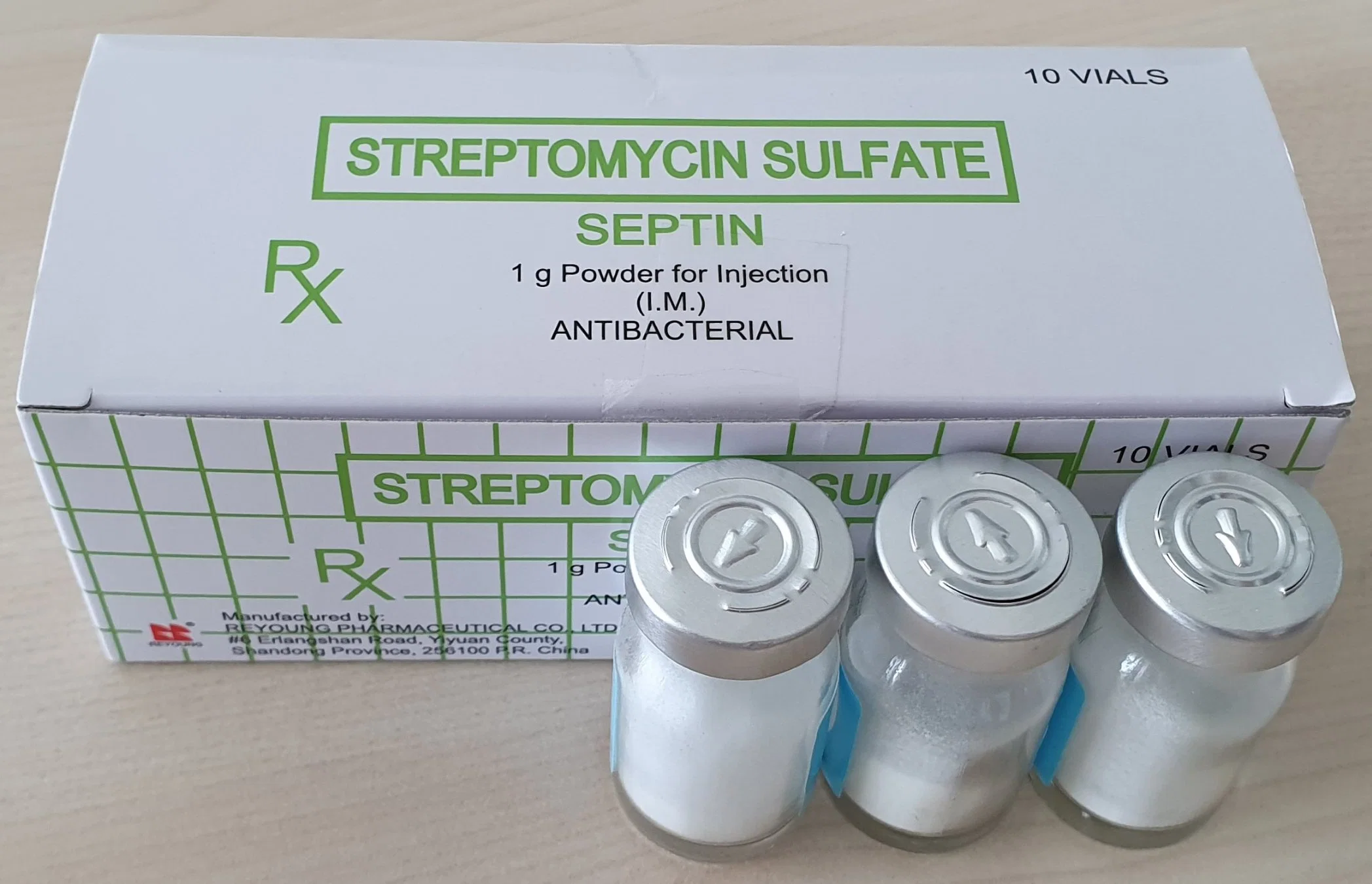 Haute qualité de sulfate de streptomycine pour injection avec un bon prix