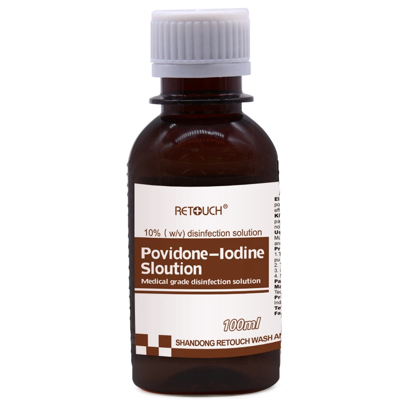 Povidone Iodine Solution Medical Scrub Brushes Skin Disinfectant