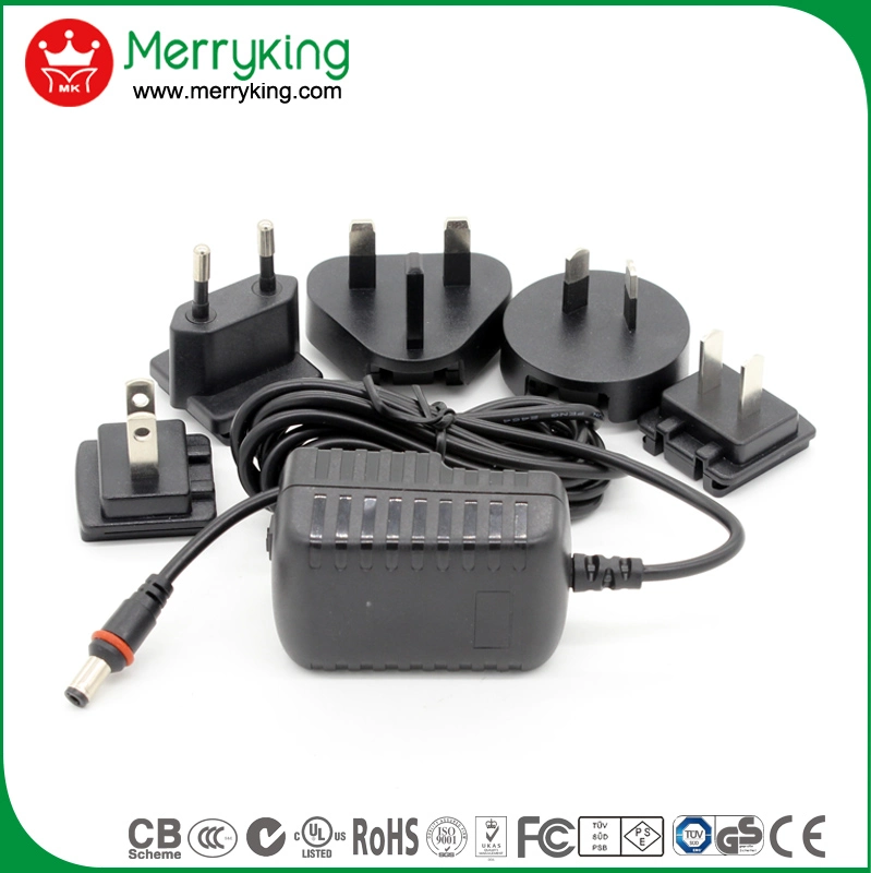 12V 1A Au/EU/UK/Us Plug High quality/High cost performance AC DC Power Adapter