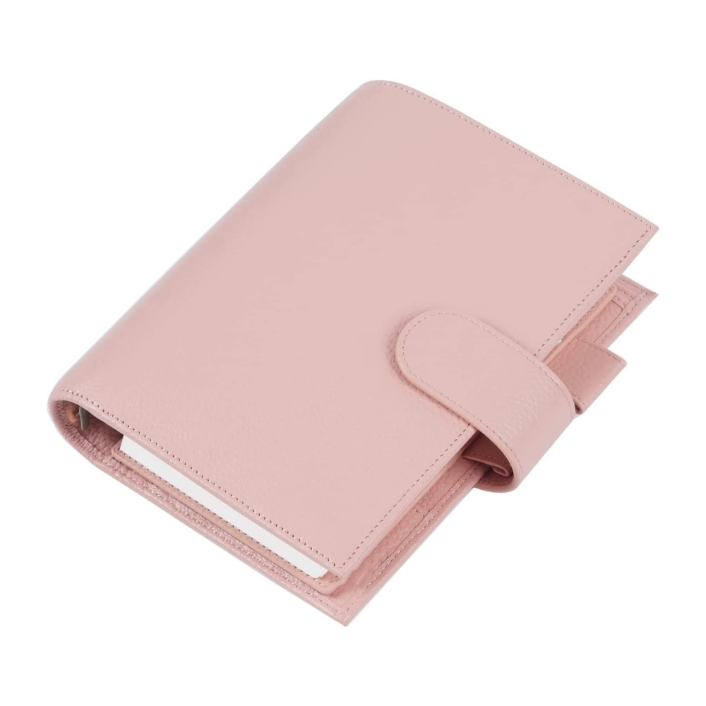 PU Hardcover Planner Custom Organizer 6 Ring Personalized Diary Book Notebook Cover A5 Leather Binder