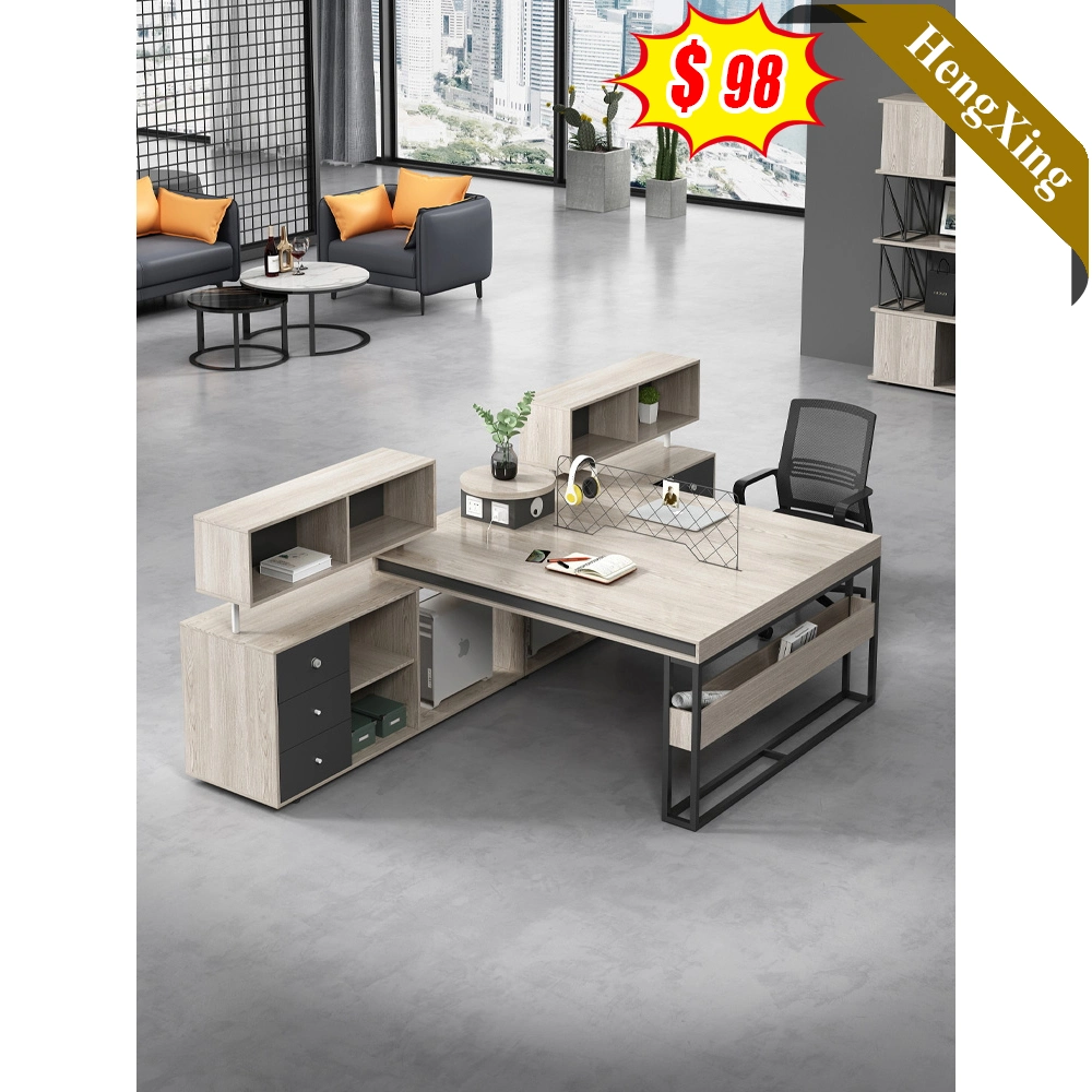 Factory Price Office Furniture Table Cabinet 2 People Partion Desk Workstation