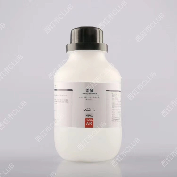 Xilong Brand High Purity Material Lab المواد الكيميائية المواد الكيميائية المواد التحليلية العضوية استخدام الصواريخ، الأسمدة ومكافحة حمض الفوسفوريك النقي الغثيان