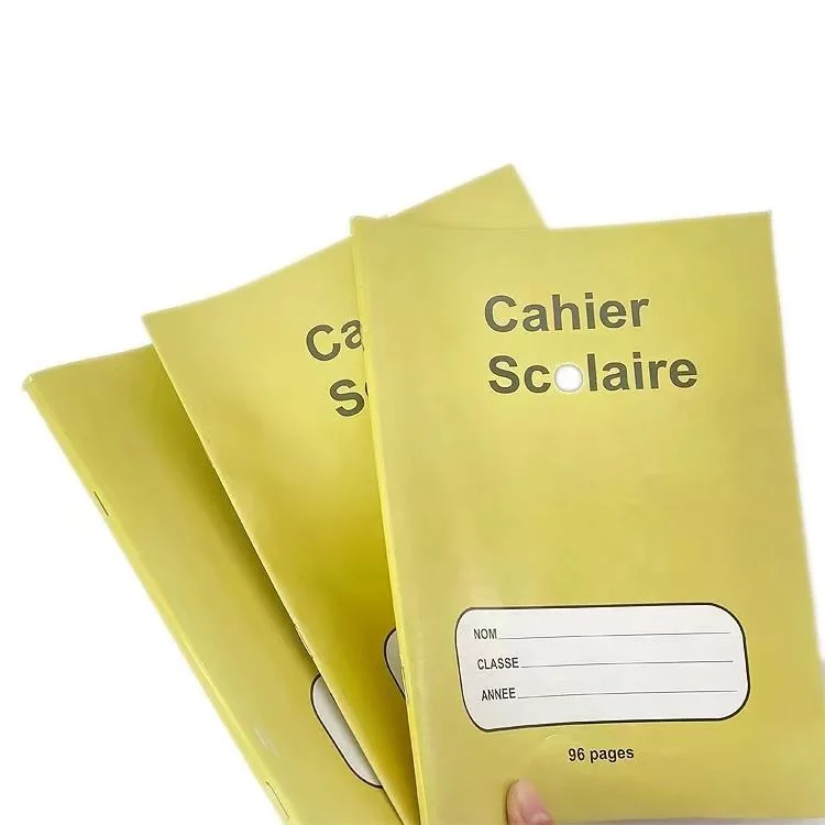 Cheap French Line Stationery School Exercise Book with Printed Logo