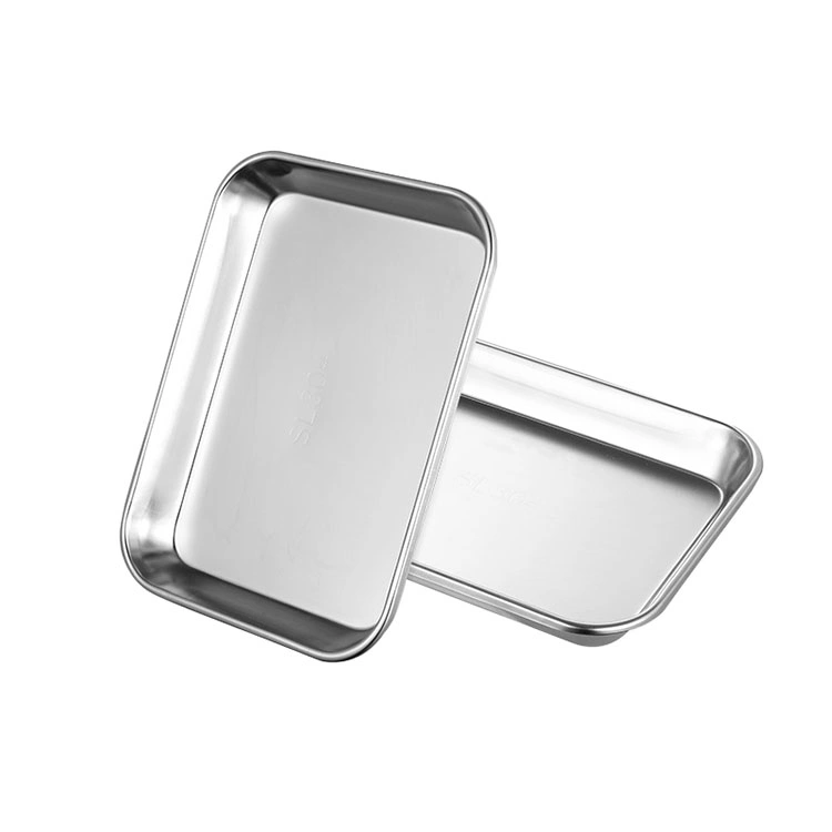 Wholesale/Supplier Stainless Steel Metal Sheet Pan Baking Tray Food Storage Display Trays