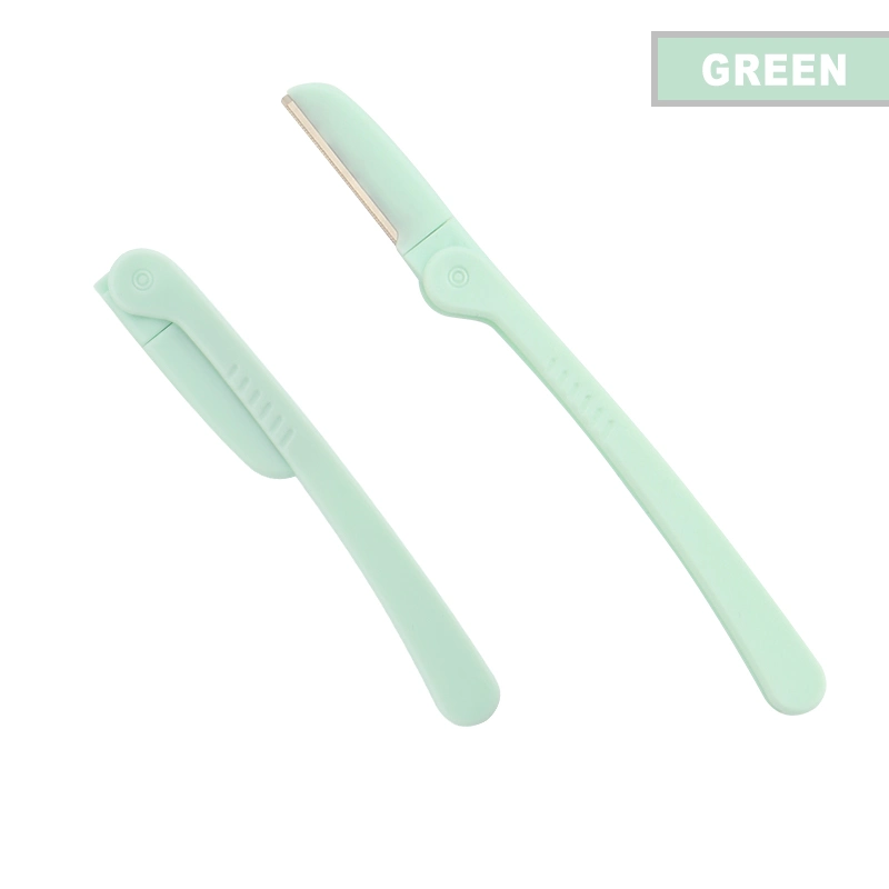 Navaja desechable para cejas mango plegable Razor