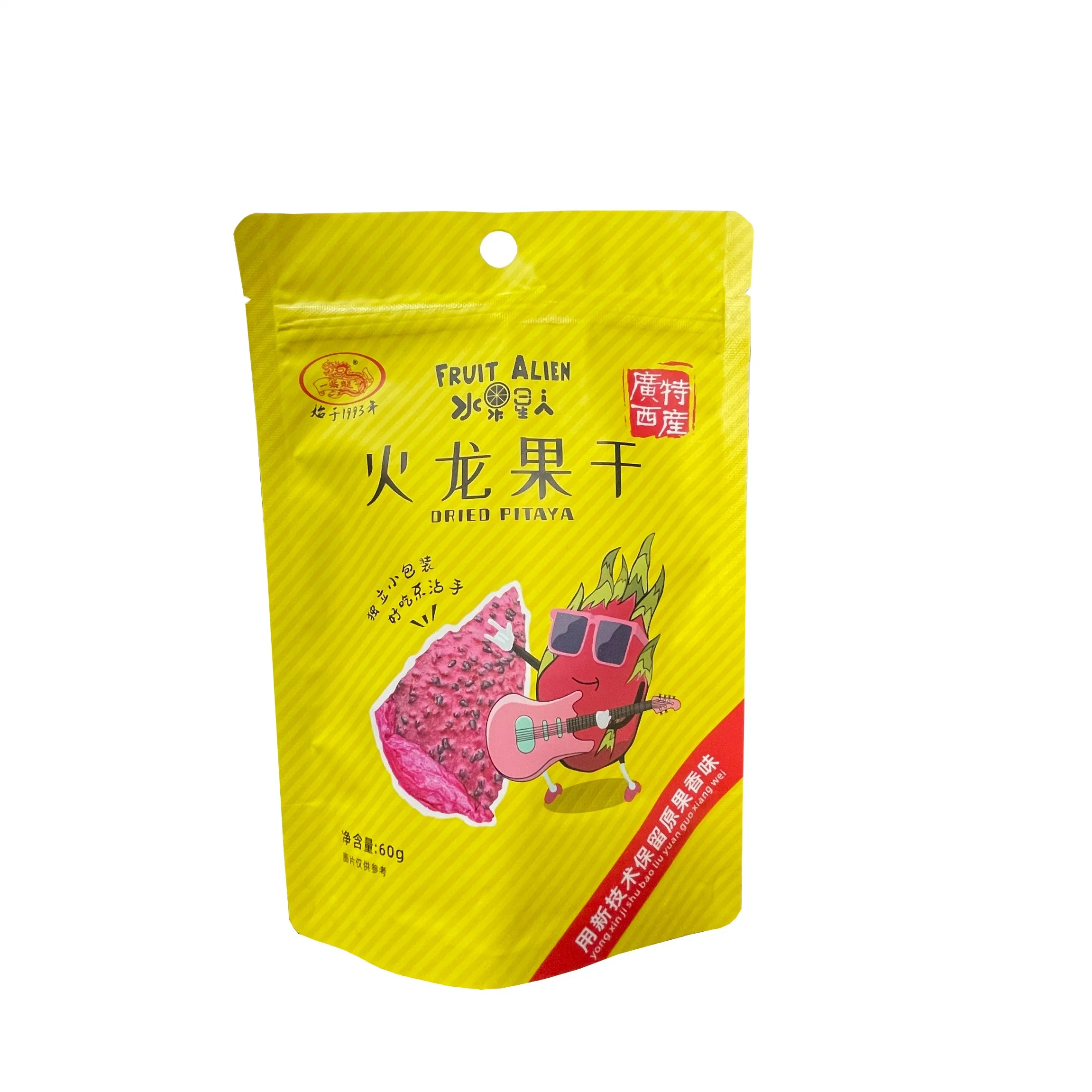 Moisture Proof Aluminum Foil Stand up Pouch Mylar Plastic Packaging Zipper Bags for Dried Fruit