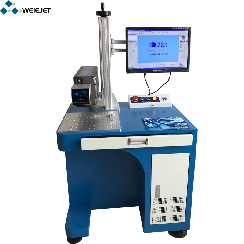 CO2 Desktop Laser Marking Machine/Laser Engraving/Printing Printer for Food/Tobacco and Alcohol Package Coding