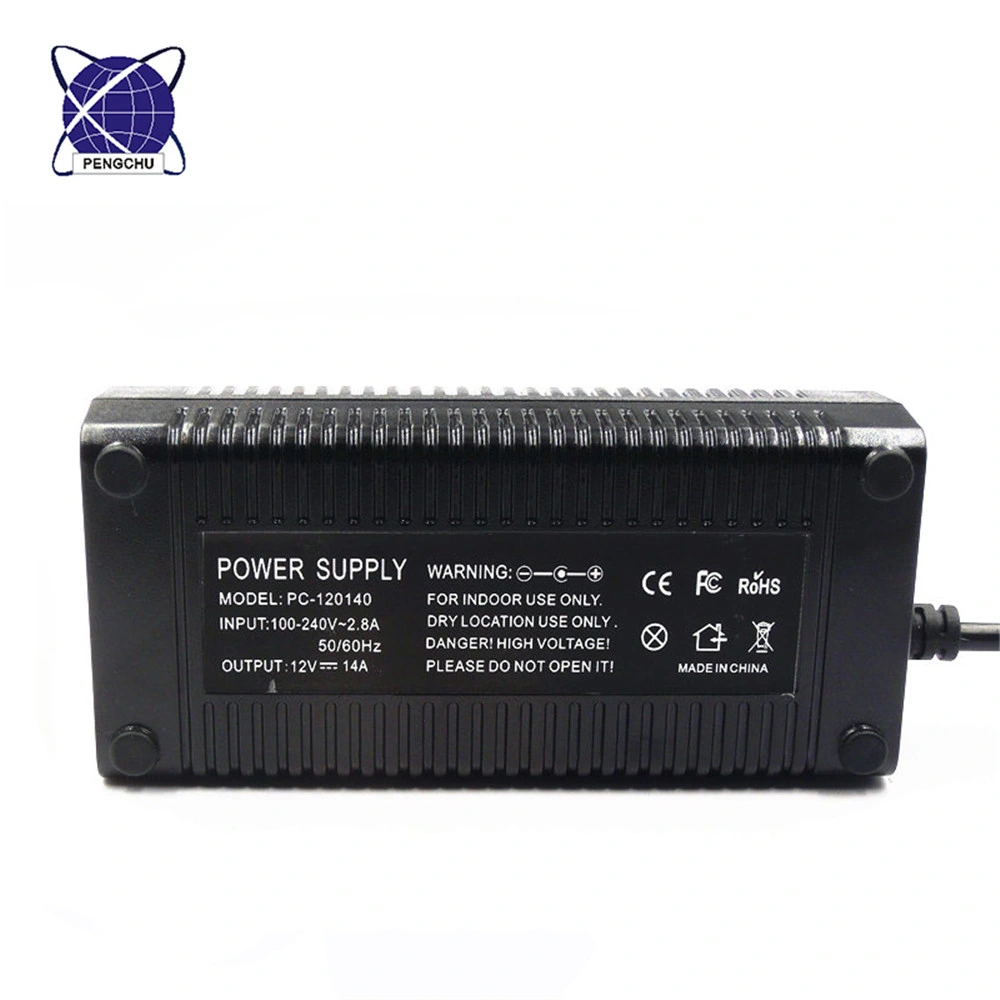 100% PC Material Switch Mode 12V 14A AC/DC Adapter 168W LED Power Supply