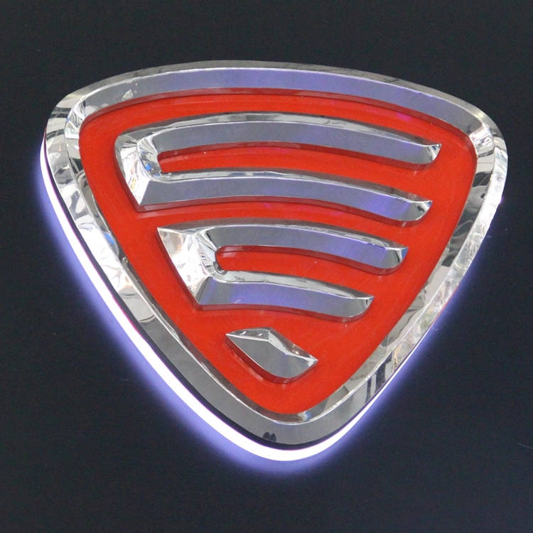 High quality/High cost performance  Exporting Brands Chrome LED Car Logo Names