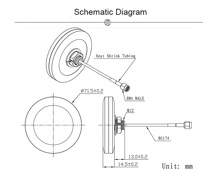 Wholesale/Supplier Factory Small GPS External Antenna for Tracker