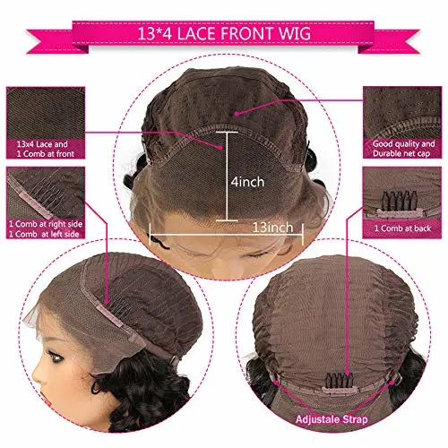 13*4 13*6 Frontal Lace Wig HD Transparent Lace Hair Wig Full Frontal Lace Wigs 180 200 Density Closure Lace Top Quality Wig Supplier Ready to Ship