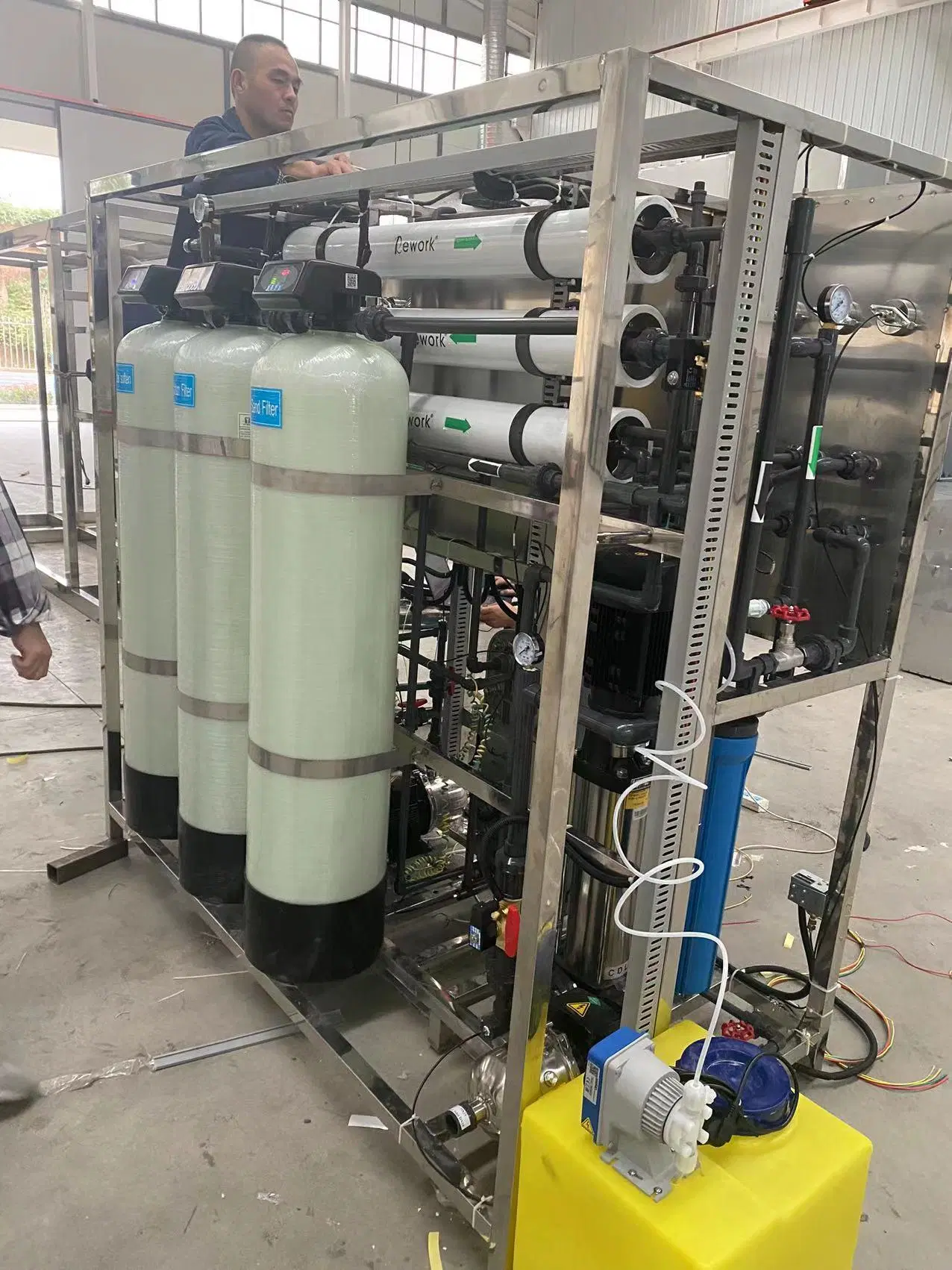 ISO9001/CE EDI Pure Water Treatment Purification Plant Electrodialysis System