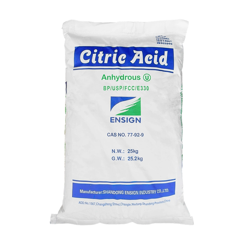 30-100 Mesh Citric Acid Anhydrous Food Grade Chemical and Industry Grade