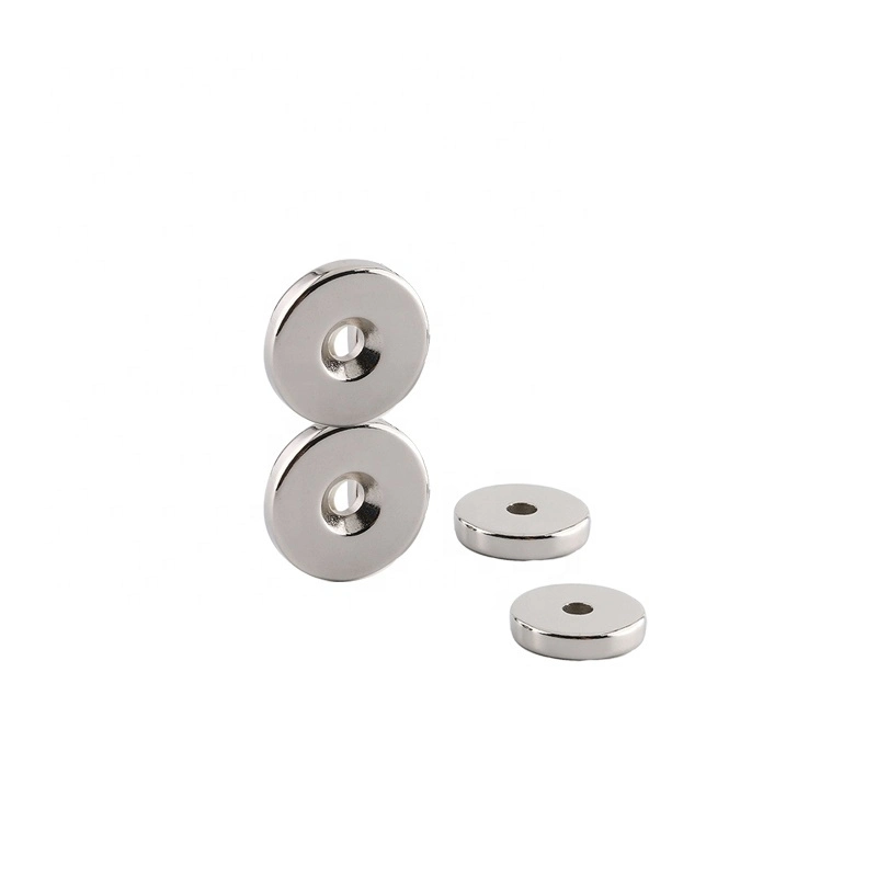 Powerful Countersunk Magnetic Disc Neodymium Magnets with Screw Hole