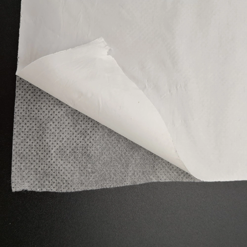 Waterproof PE film Glue Coated with PP Spunbond Nonwoven Fabric with High Beathability